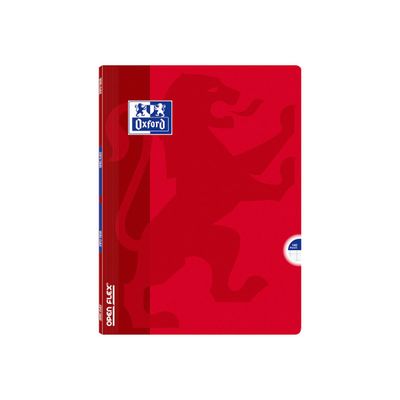 Oxford Openflex - Cahier polypro 24 x 32 cm - 140 pages - grands carreaux (Seyes) - disponible dans différentes couleurs
