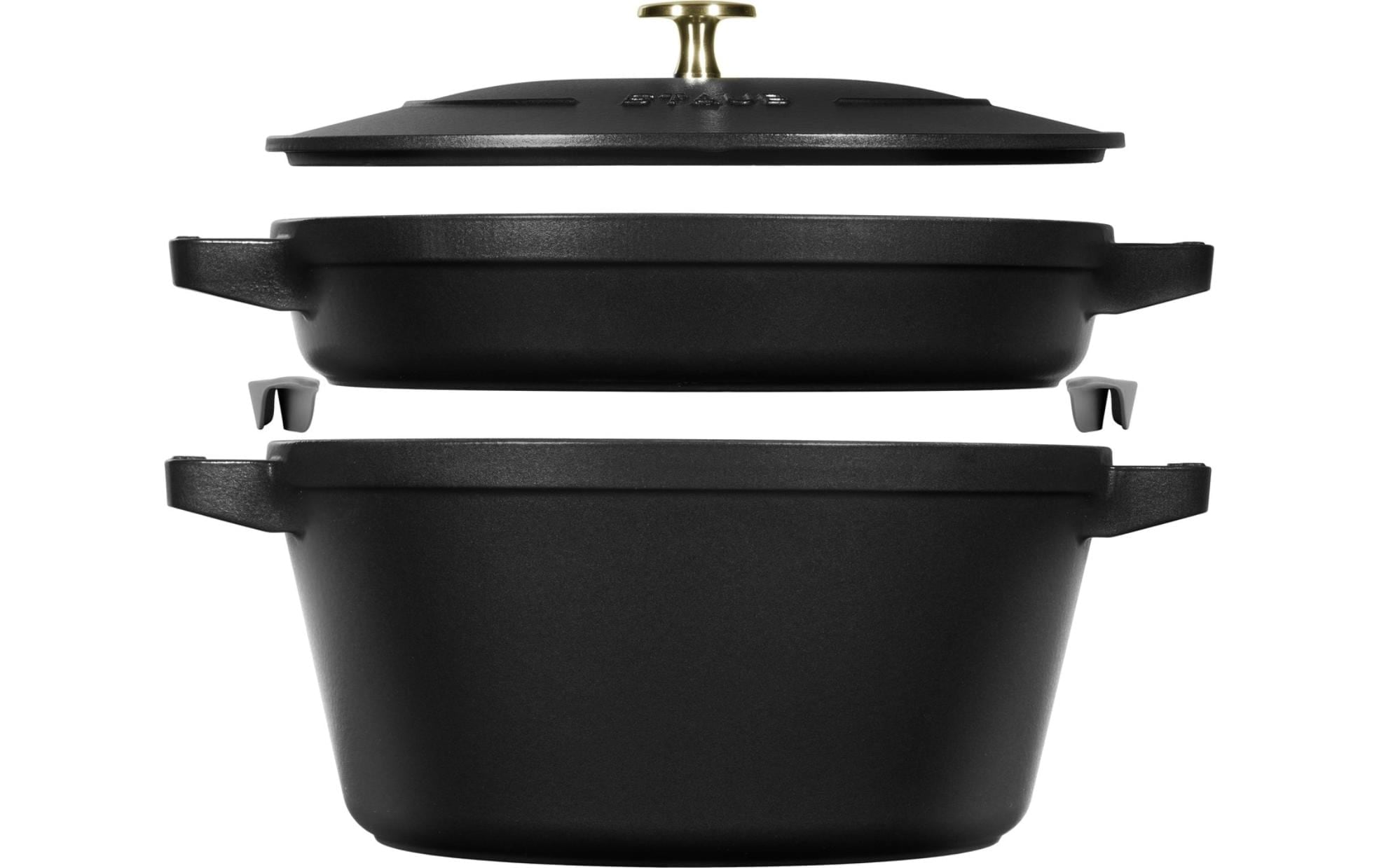STAUB Topf-Set »Cocotte 3-teilig, 24 cm, 6,1 l« Eisen | Gusseisen