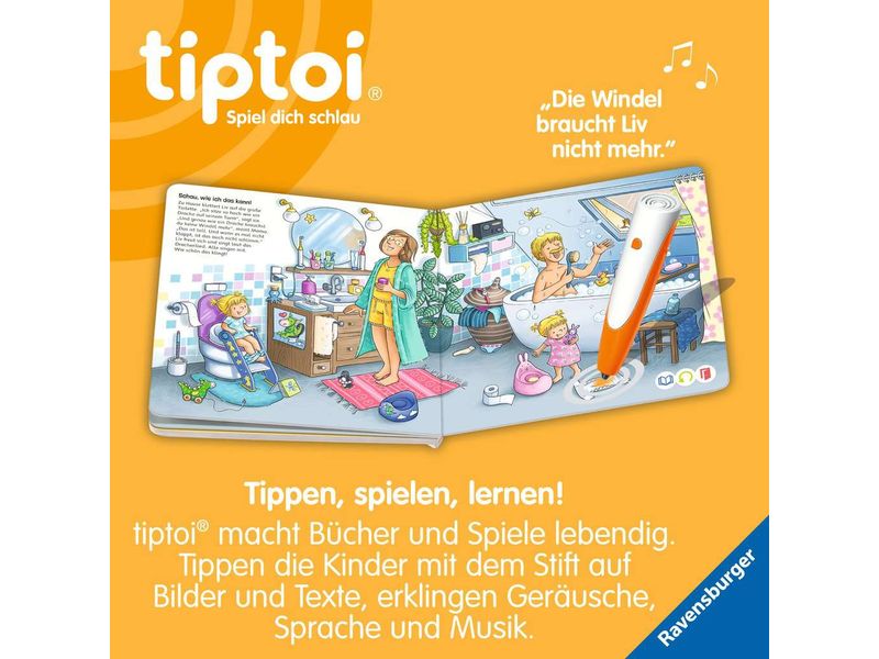 tiptoi Lernbuch Liv geht aufs Töpfchen Lernbuch fördert selbstständiges Toilettentraining