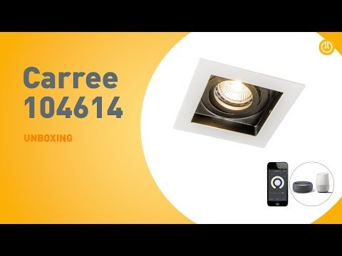 Smart inbouwspot wit incl. WiFi GU10 verstelbaar - Carree
