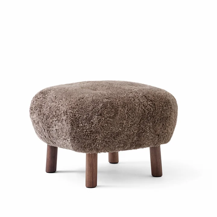 &Tradition - Pouf ATD1, Sheep Sahara / Walnuss