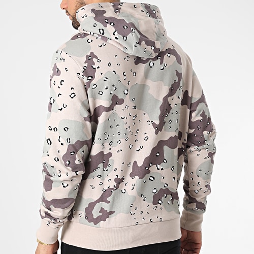 Sweat Capuche MAPF1 701221828 Beige Gris Bordeaux Camouflage