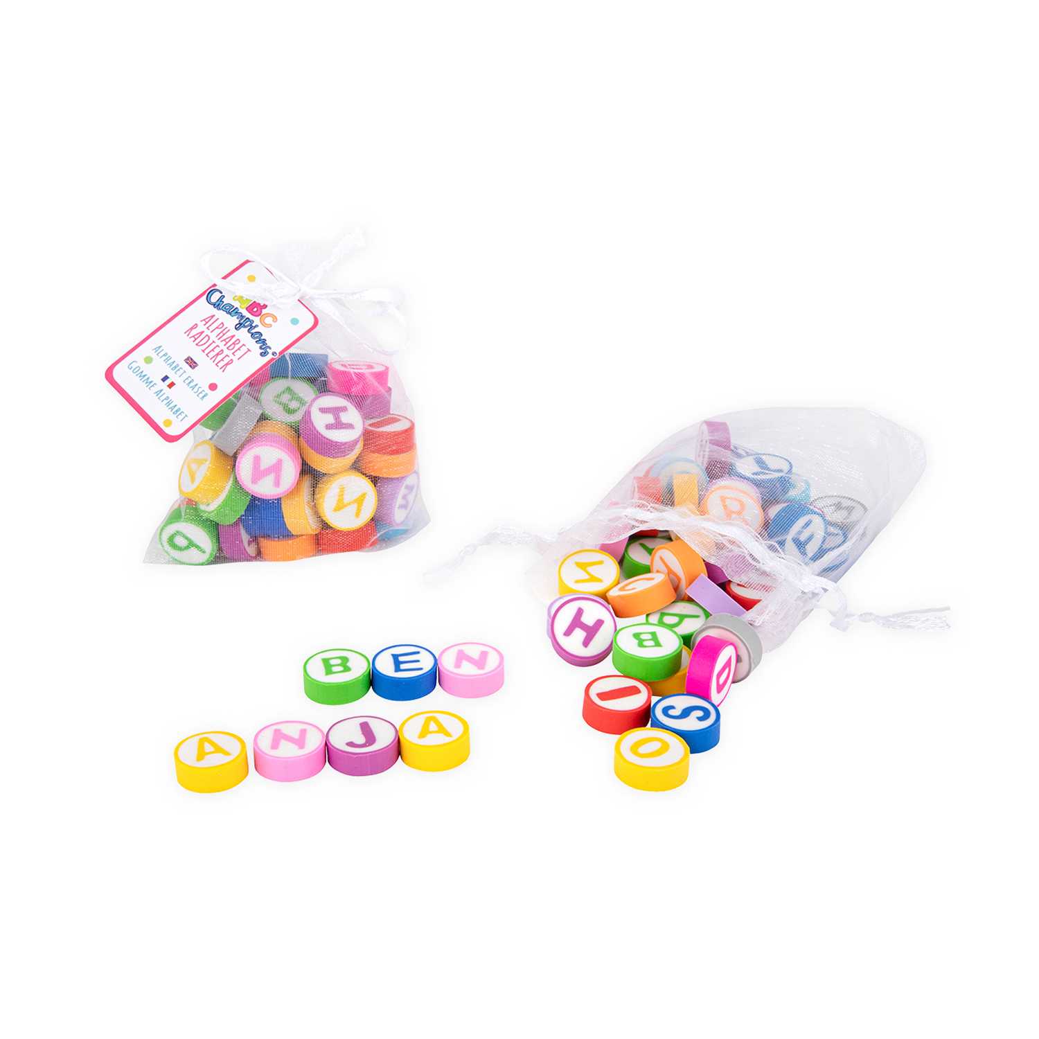 ABC Champions Radierer Alphabet 42 Stück