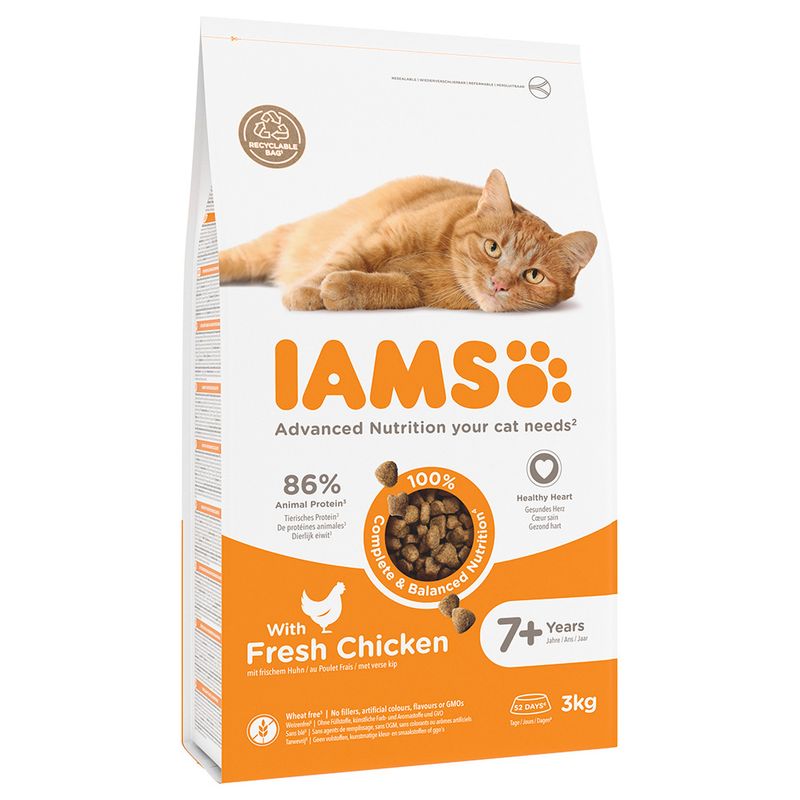 IAMS Advanced Nutrition Senior poulet à prix discount sur bitiba.fr