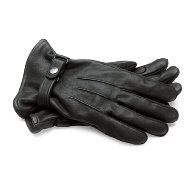 Herrenhandschuh Pferdeleder, Schwarz