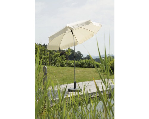 Schneider Locarno parasol Ø 150 cm H 220 cm naturel