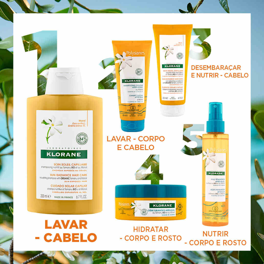 KLORANE  Champô Nutritivo Tamanu e Monoï - 200ml