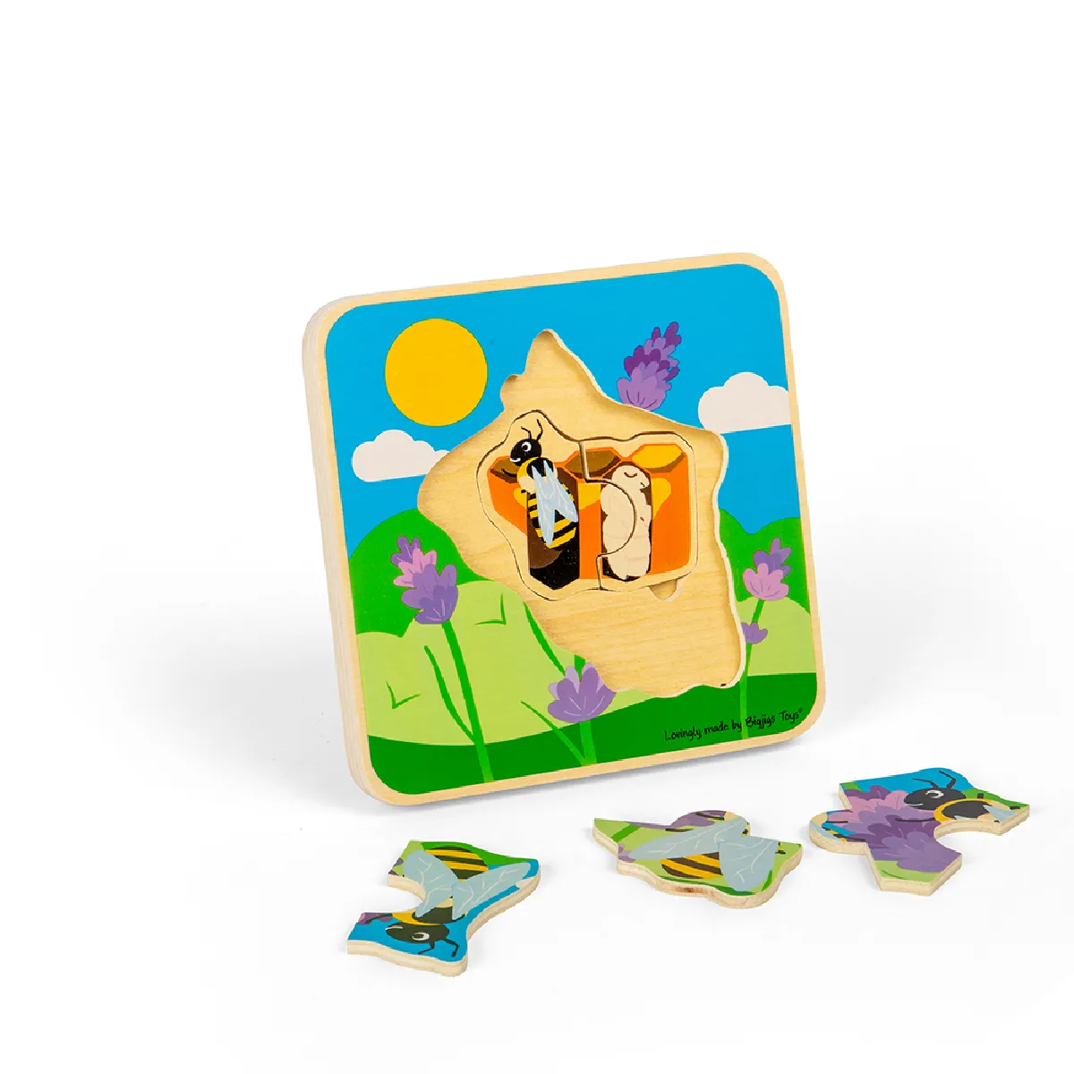Bigjigs Toys Puzzle - Cycle de Vie de l'Abeille