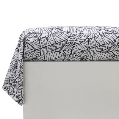 Linge de lit motif grandes fleurs