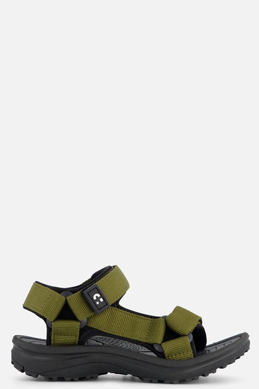 Muyters Sandalen groen Textiel
