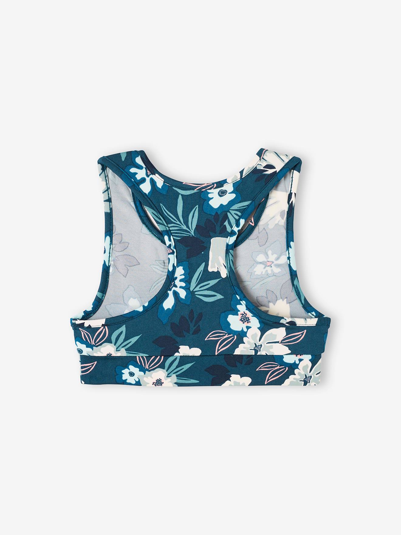 Conjunto esportivo de 3 peças para meninas, composto por top, legging e camiseta, na cor rosa claro lisa.
