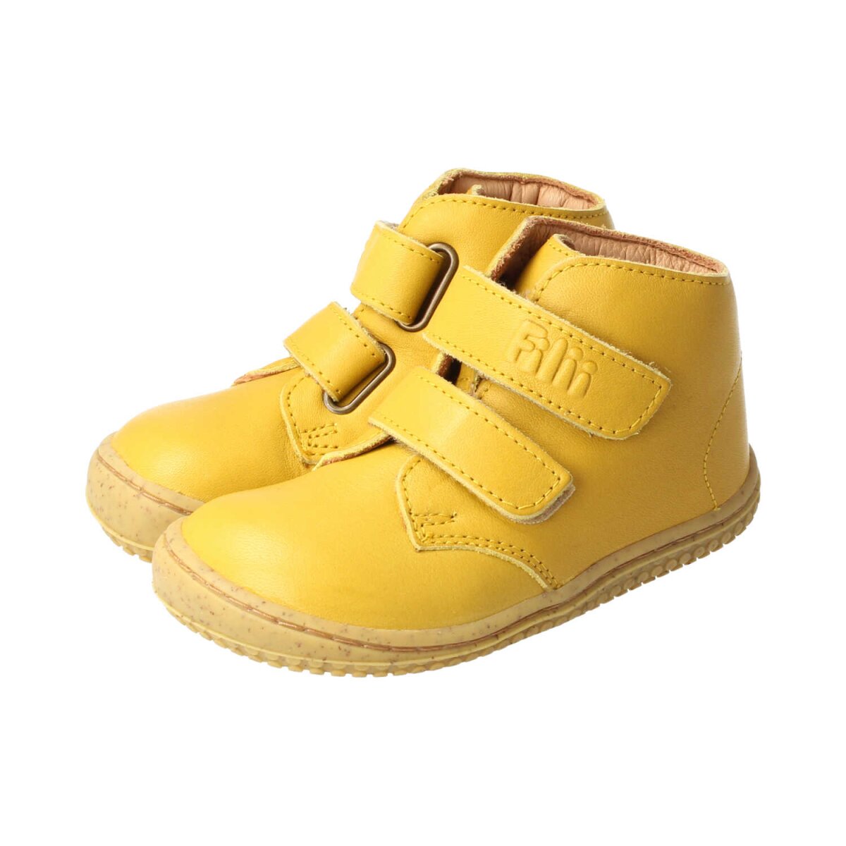 B3212-4 mustard SOFT-FEET BIO-nappa leather velcro Weite/M
