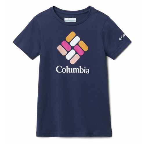 Columbia - MISSION LAKE SS GRAPHIC SHIRT - Marine