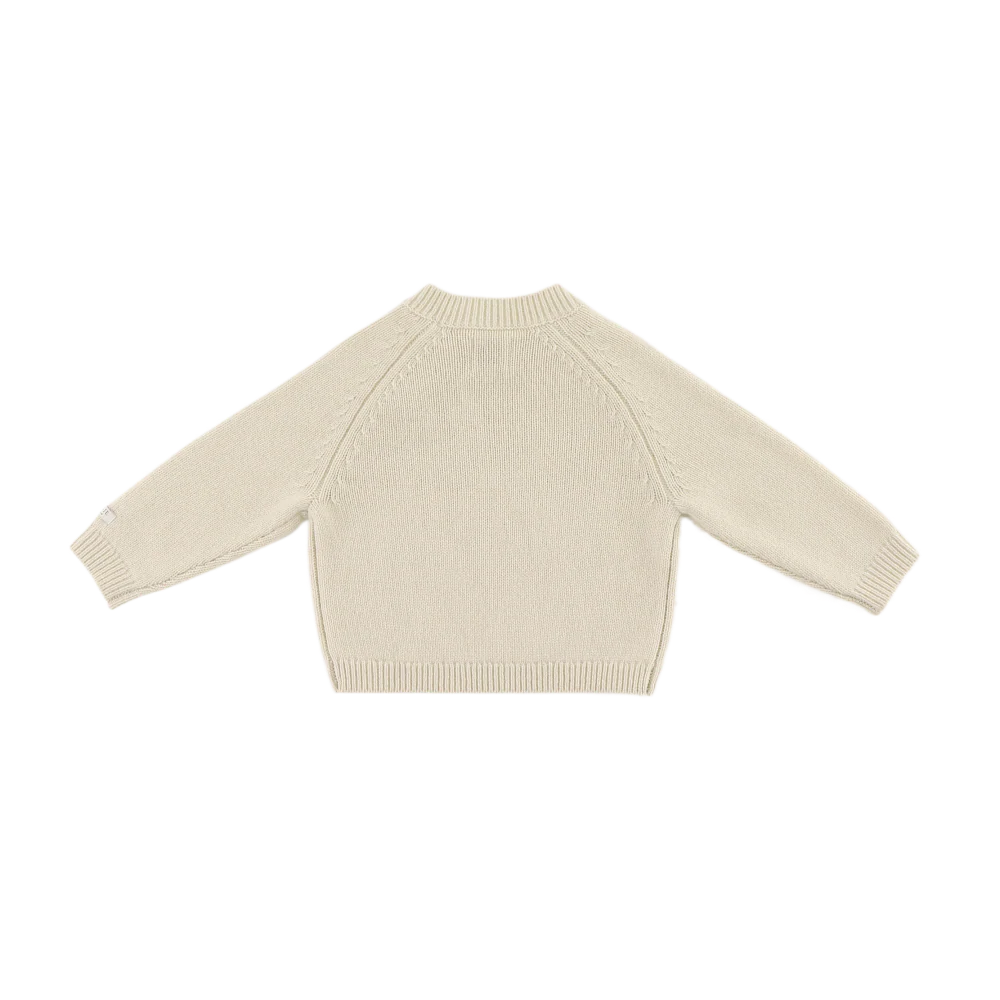 Sibbe Merino Wool Sweater | Bunny | Off White