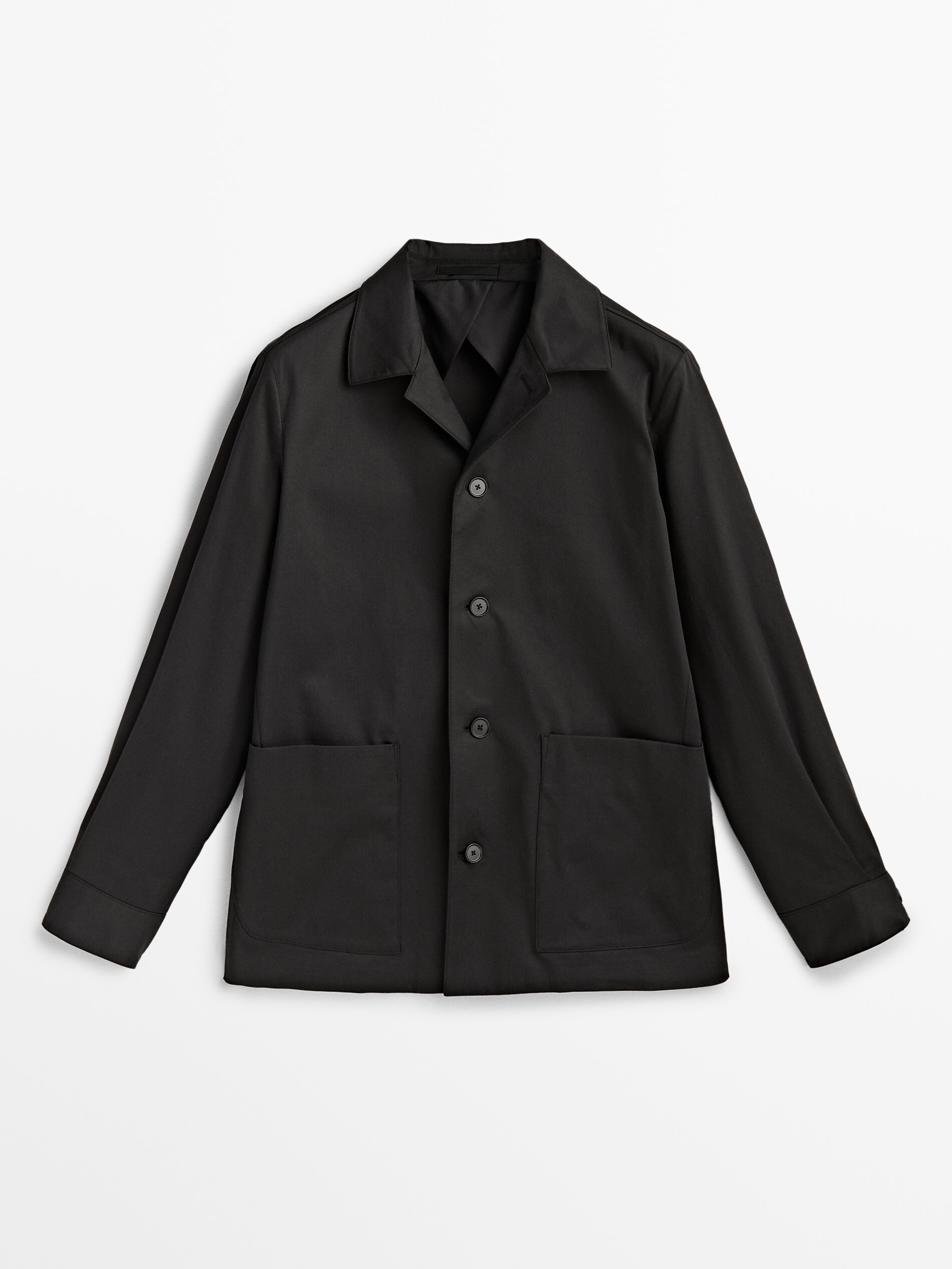 Sobrecamisa mezcla algodón -Studio - PRETO