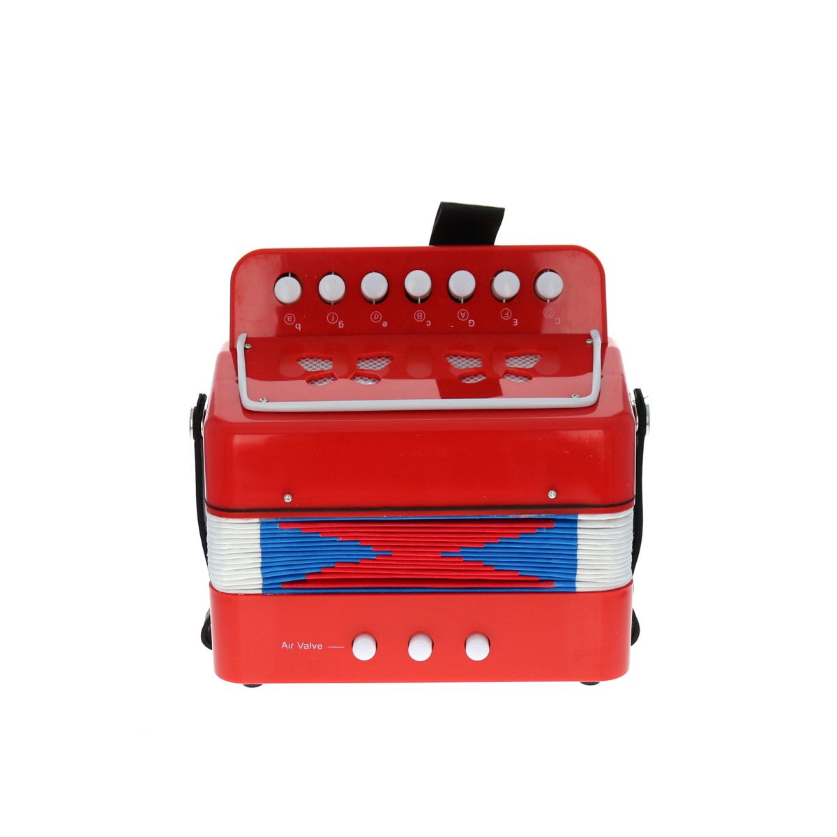 Accordéon rouge Mercredi et Patati