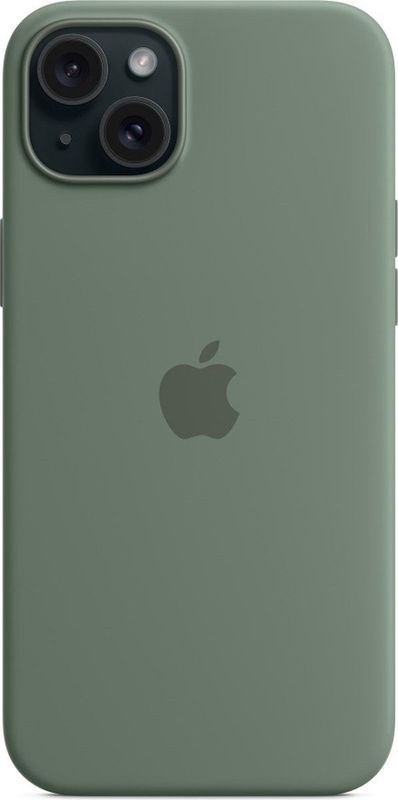 Apple Siliconenhoesje met MagSafe - iPhone 15 Plus - Cypress