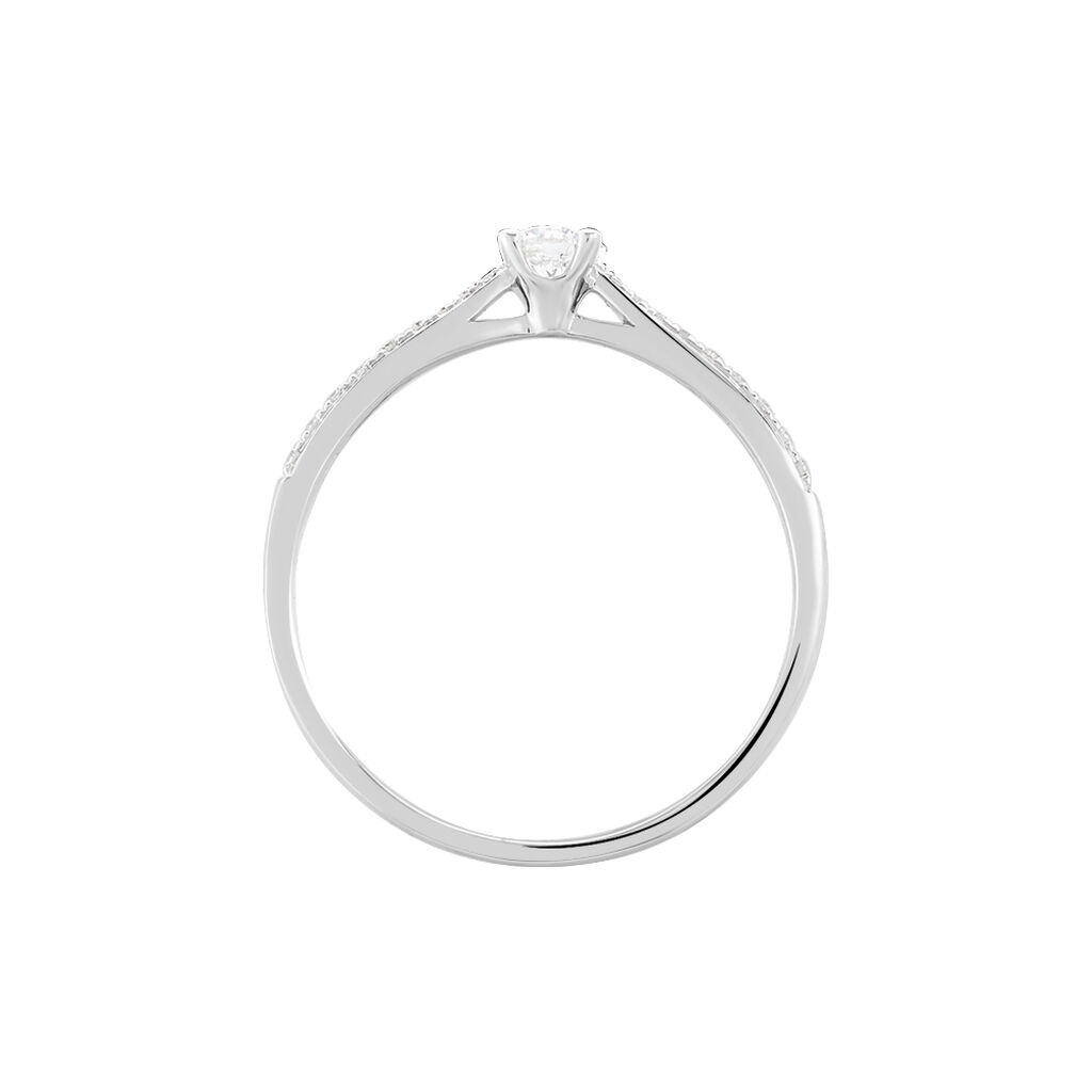 Bague Solitaire Hemera Or Blanc Diamant