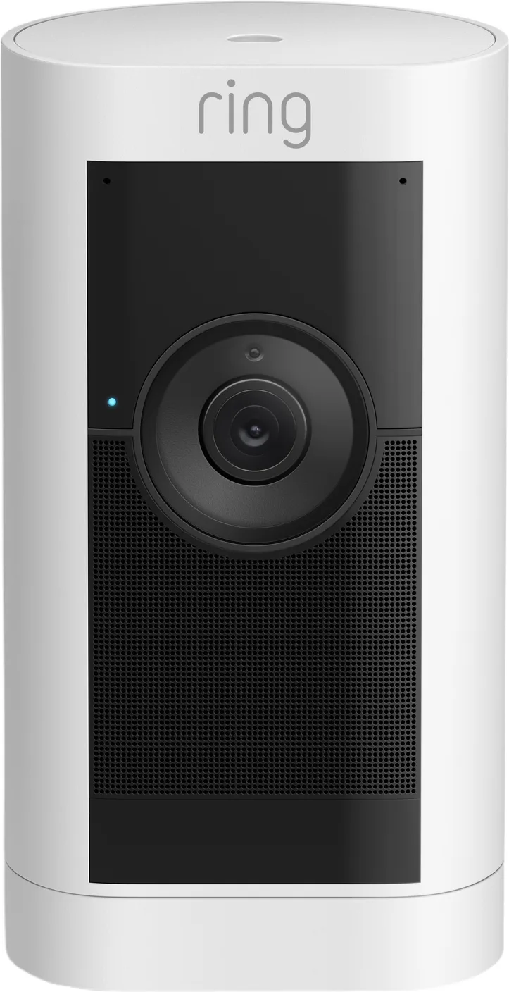 Ring Stick Up Cam Pro Battery Blanc Caméra de surveillance
