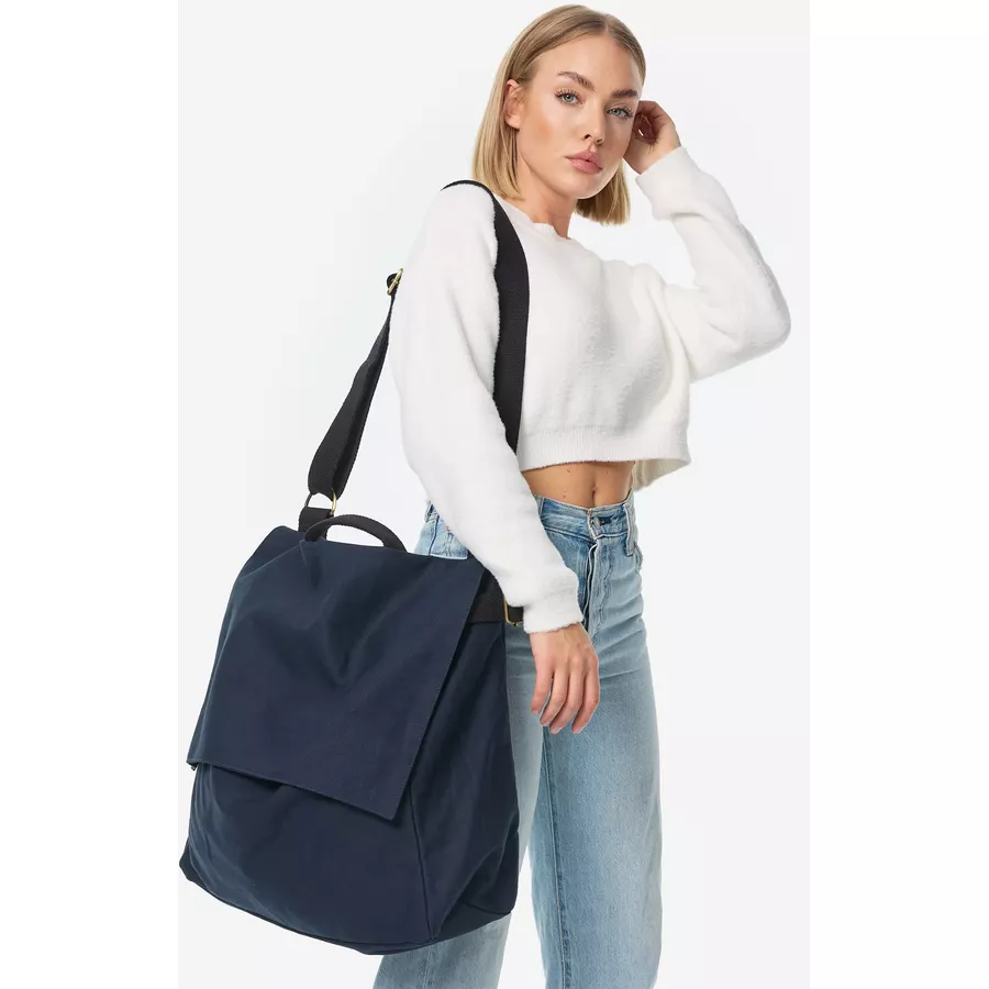 The Organic Company Schultertasche Big Shoulder Rei - dark blue