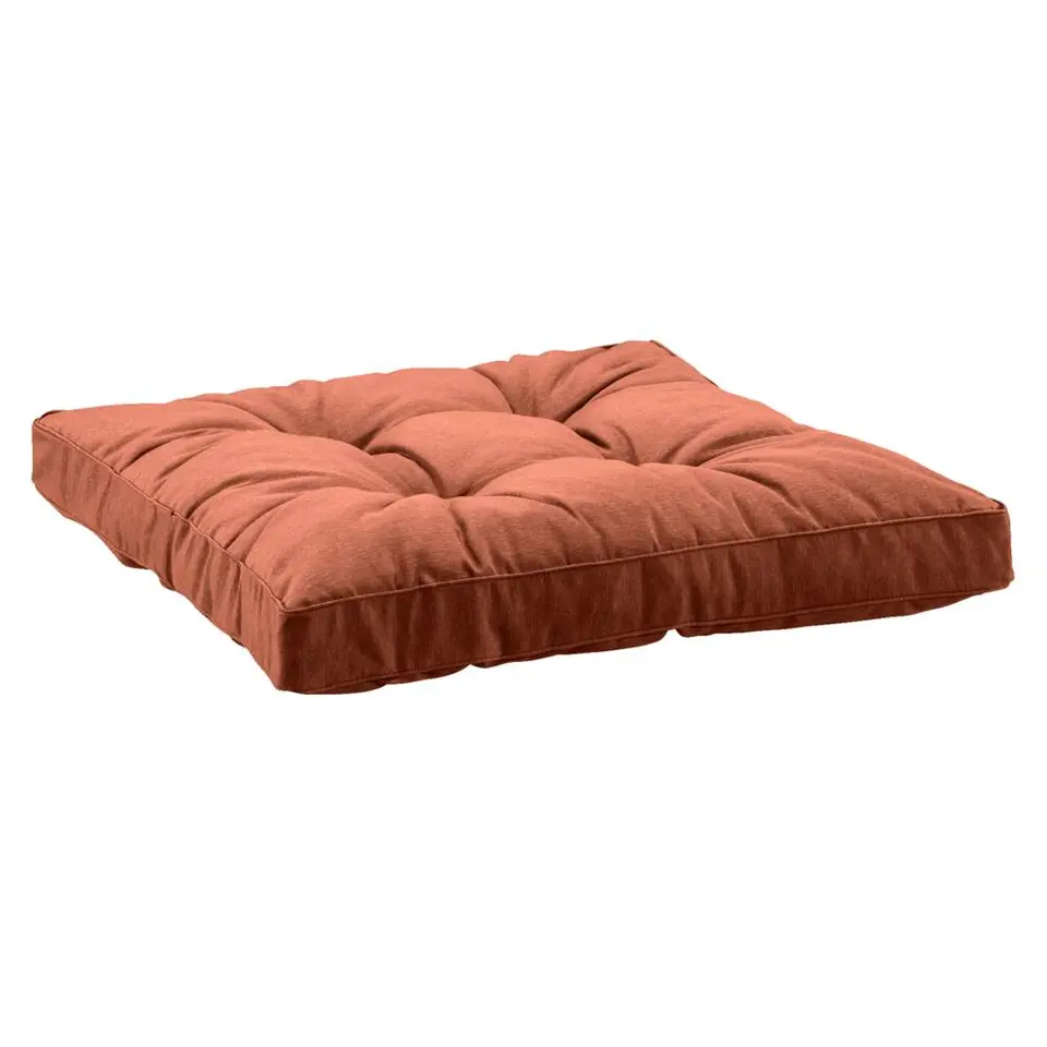 Loungekussen Florence rug - terracotta - 73x73 cm