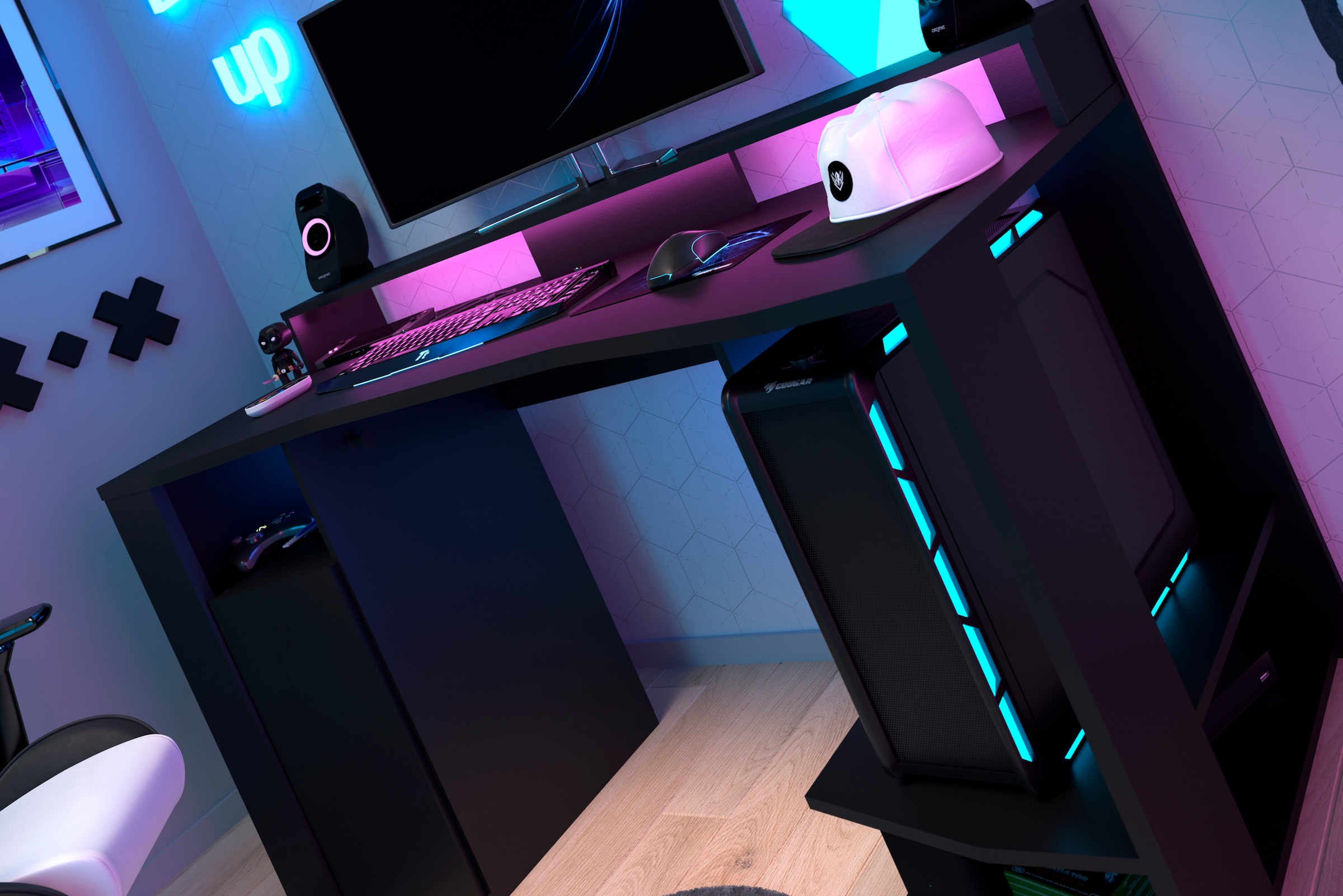 Parisot Jugendzimmer-Set »Gaming - Set« 2 Stk. tlg. Gaming-Set
