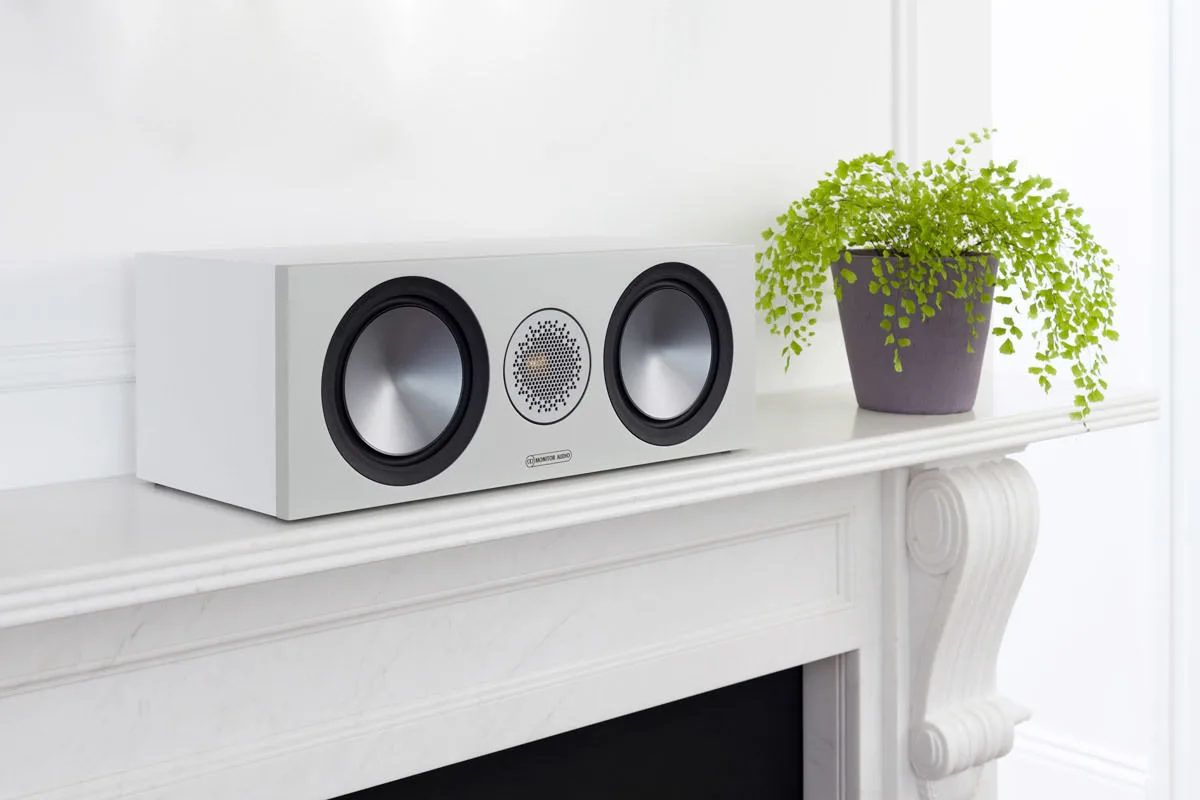 Monitor Audio Bronze C150 Blanc Enceintes centrales