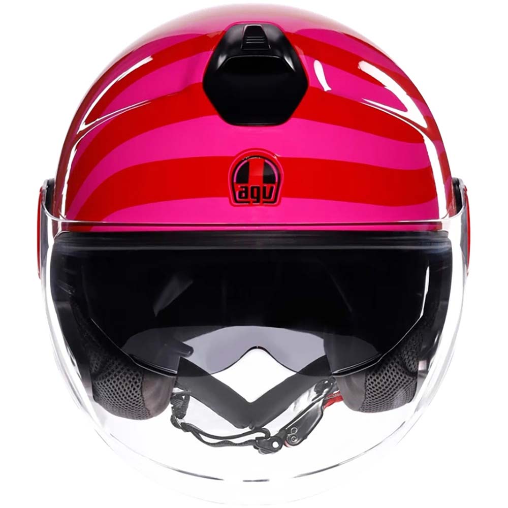 AGV - Casque Eteres Tropea Rouge / Rose