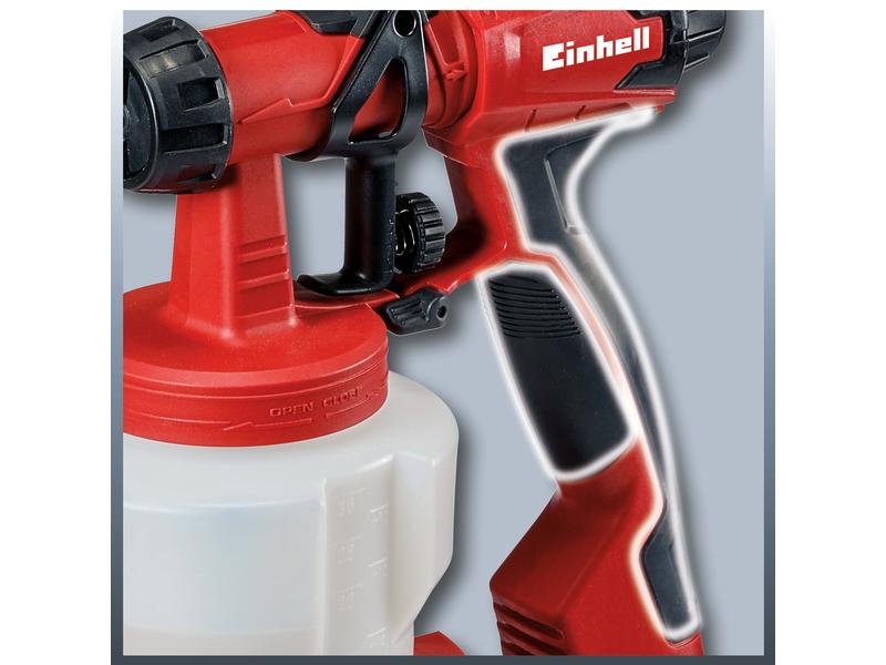 Einhell Farbsprühsystem TC-SY 700 S Halbstationäre Farbsprühpistole mit 1000 ml Behälter