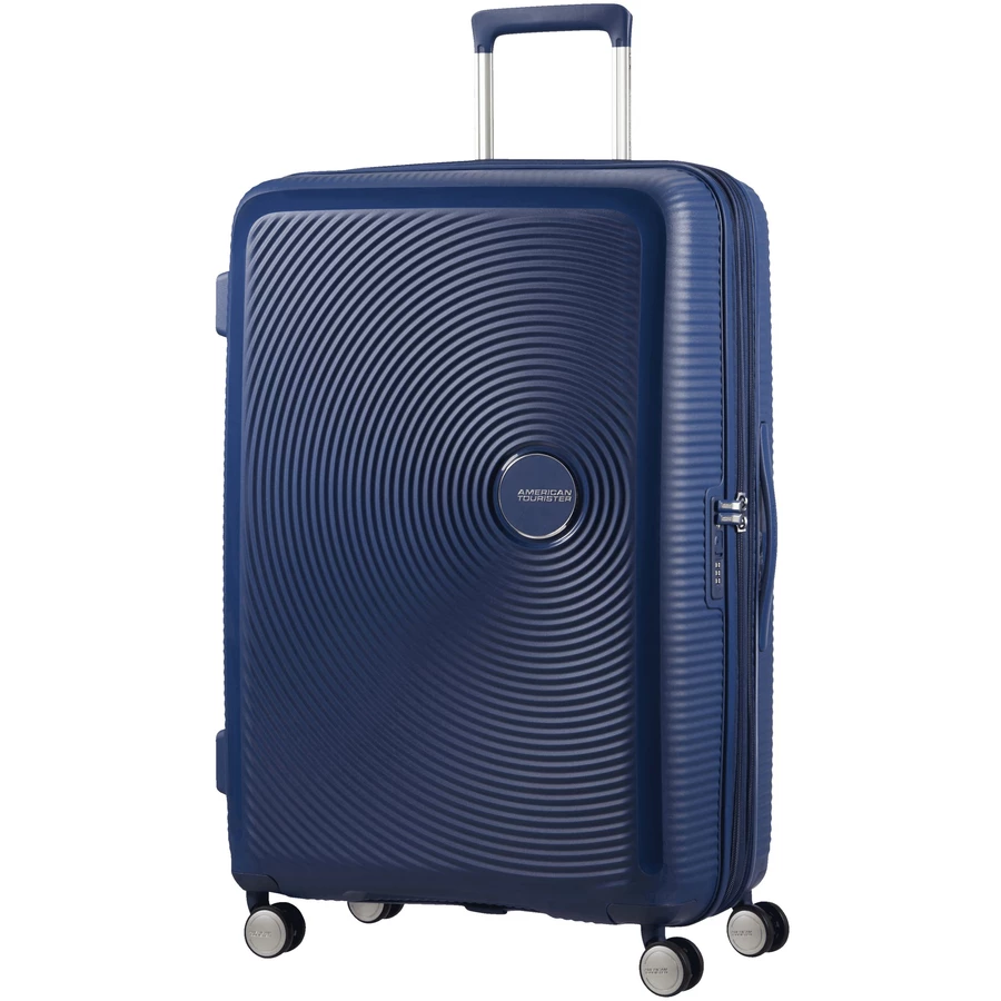 American Tourister Soundbox - 4-Rollen-Trolley L 77 cm erw. midnight navy