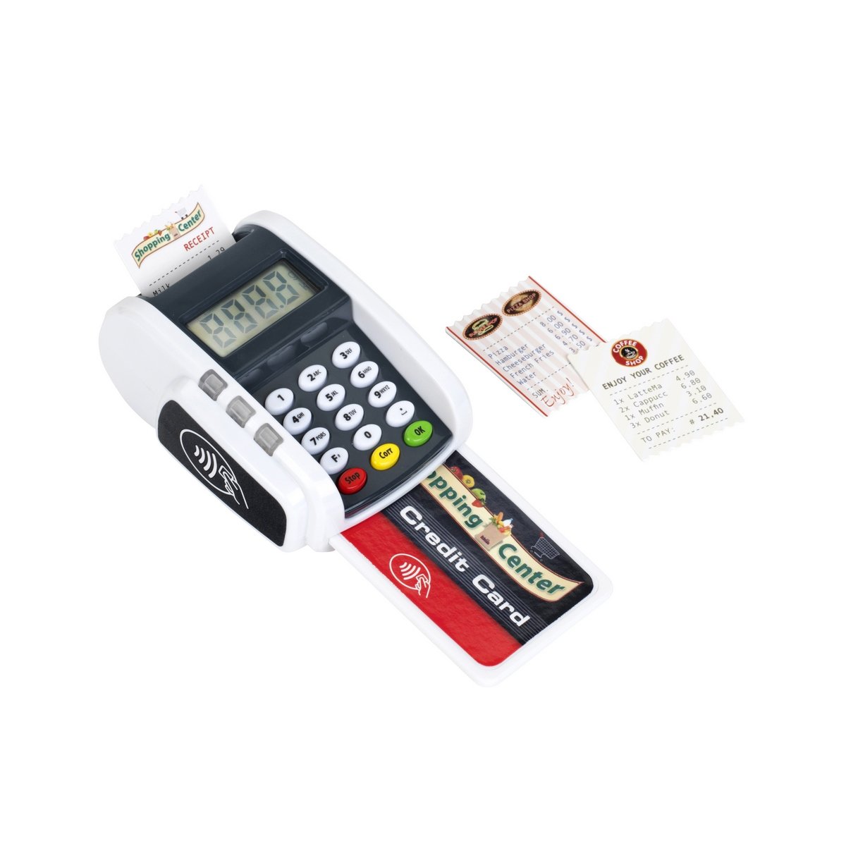 Terminal de paiement avec lumière et son