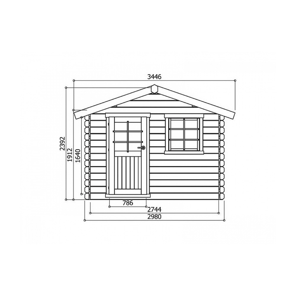 Abri de jardin maisonnette saran