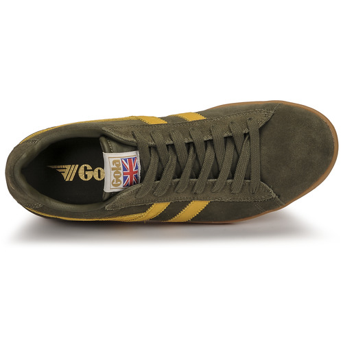 Gola - EQUIPE SUEDE - Kaki / Jaune