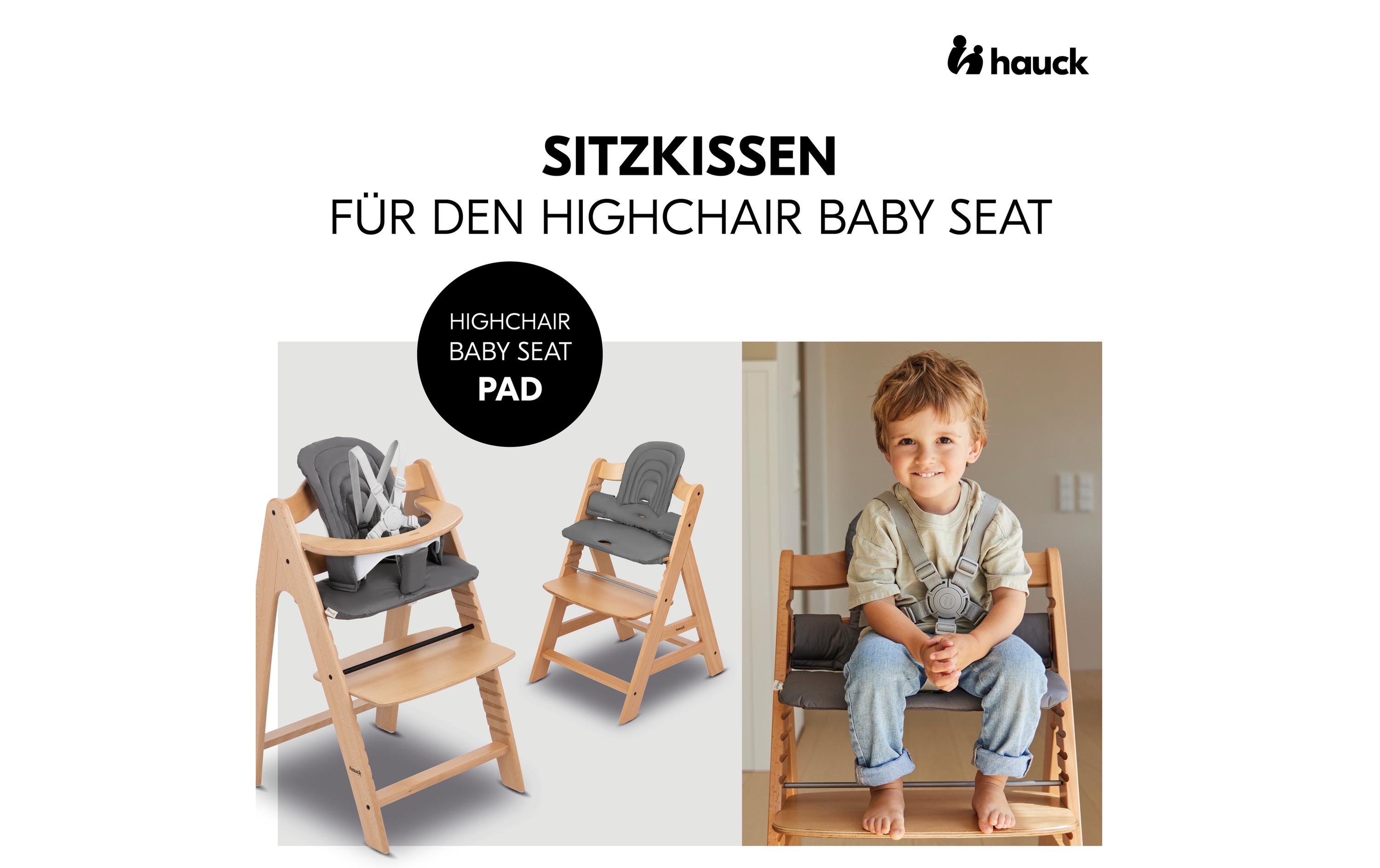 Sitzverkleinerer Highchair Baby Seat Pad Dark GreySitzkissen für den Highchair Baby Seat