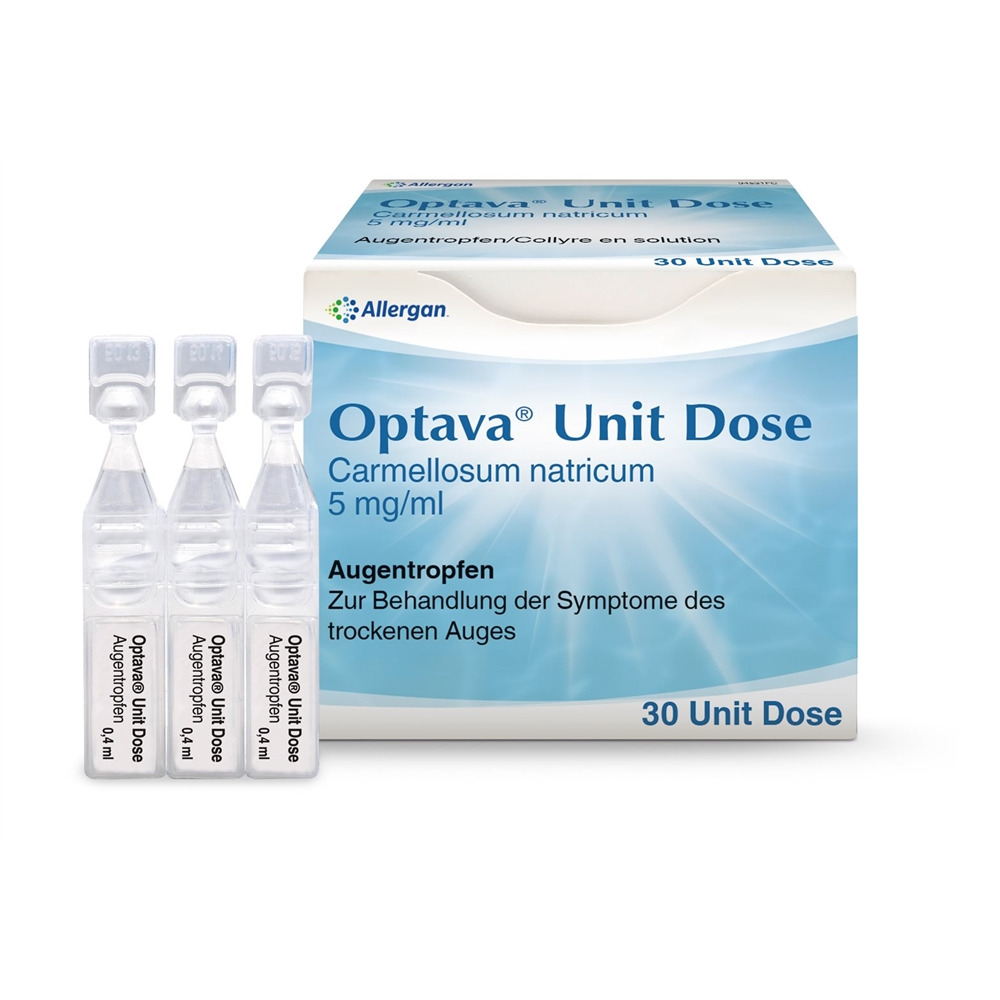OPTAVA Unit Dose 5 mg/ml<br>30 × 0.4 ml, Monodosis, Augentropfen, Lösung