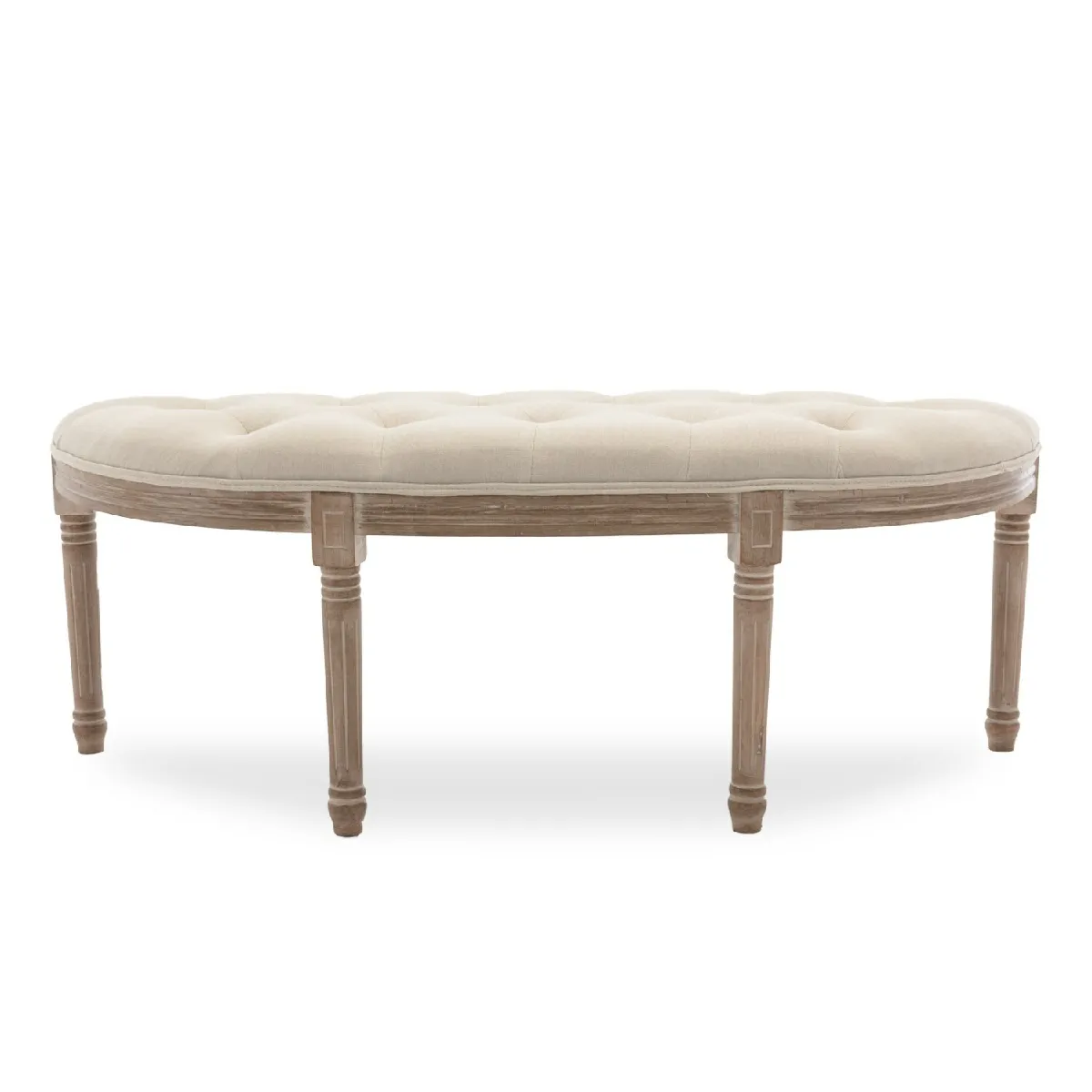Banquette Sixtine Style Louis XVI - Beige