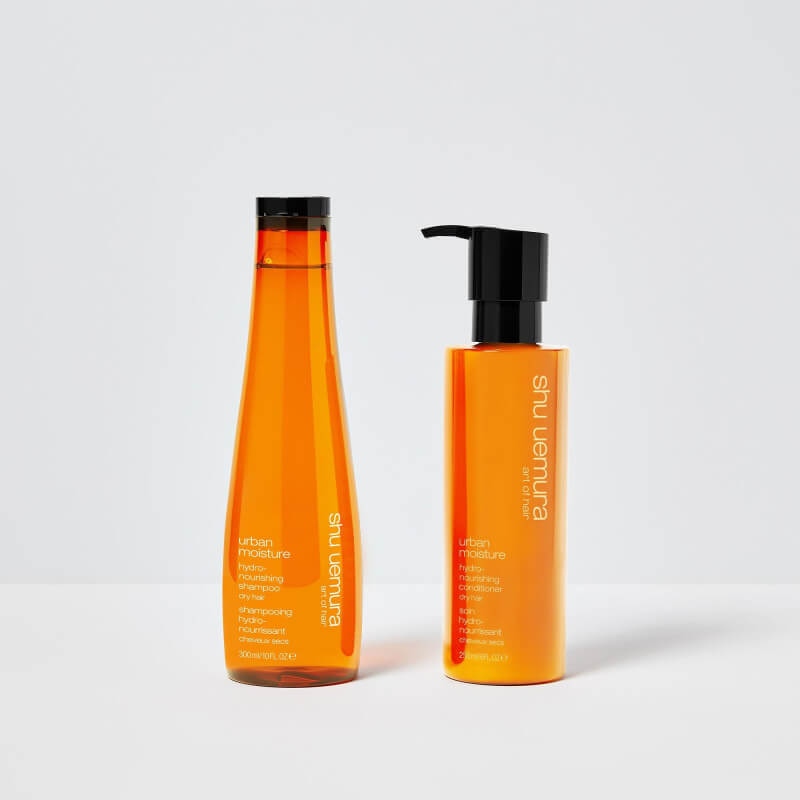 Rituel shampooing + conditionneur Urban Moisture Shu Uemura