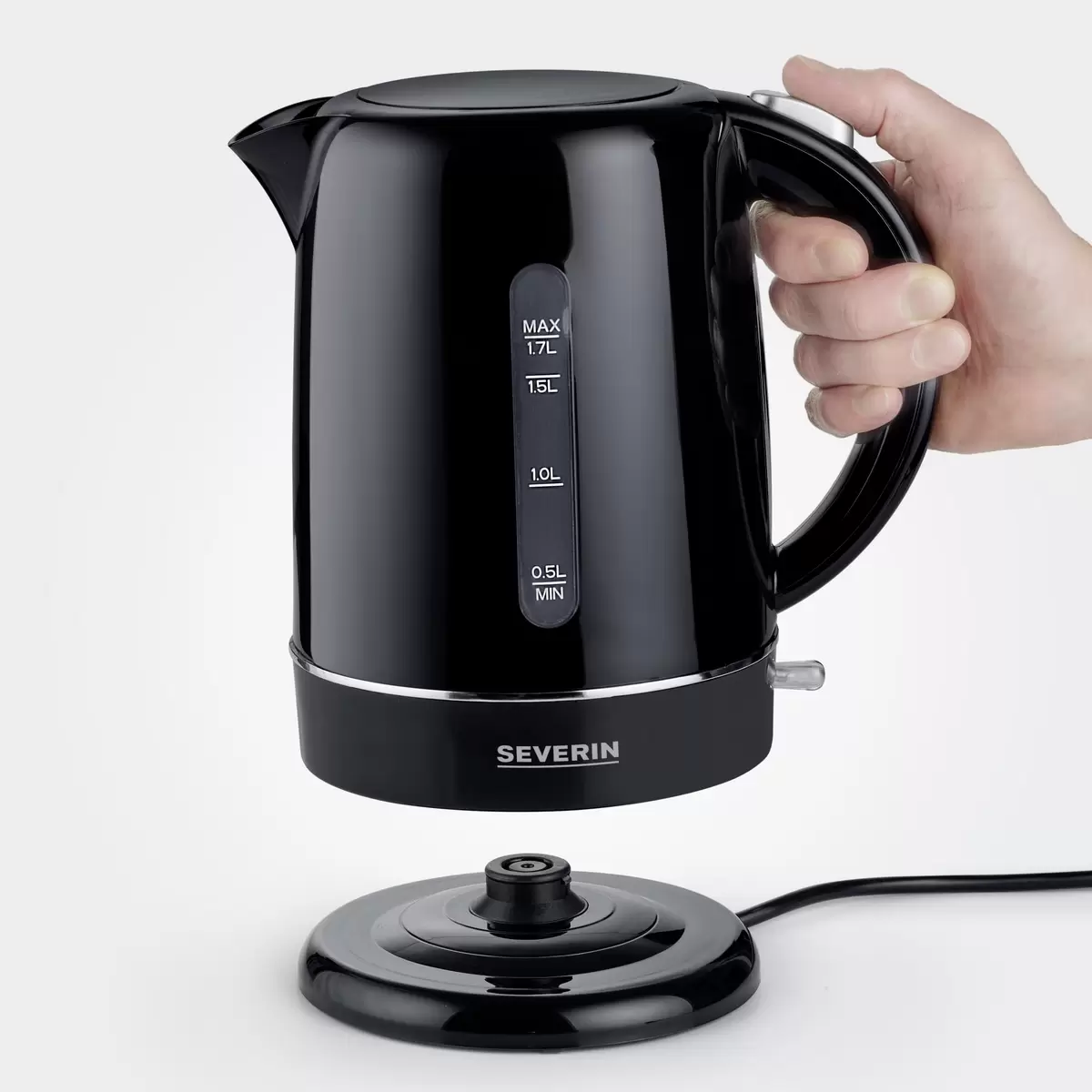 Wasserkocher über 1 Liter Severin WK4322 Schwarz