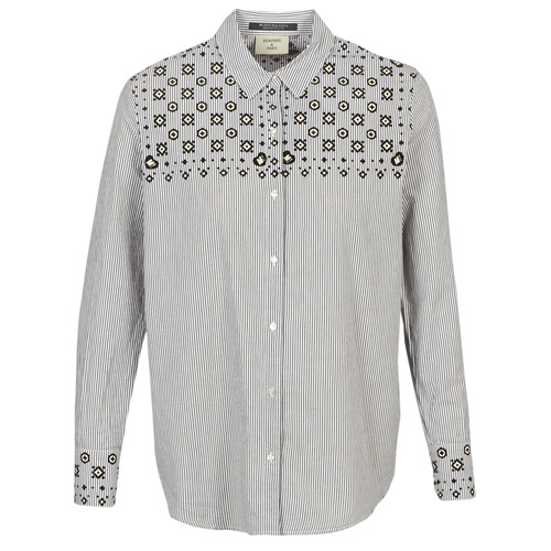 Maison Scotch - BUTTON UP SHIRT WITH BANDANA PRINT - Gris