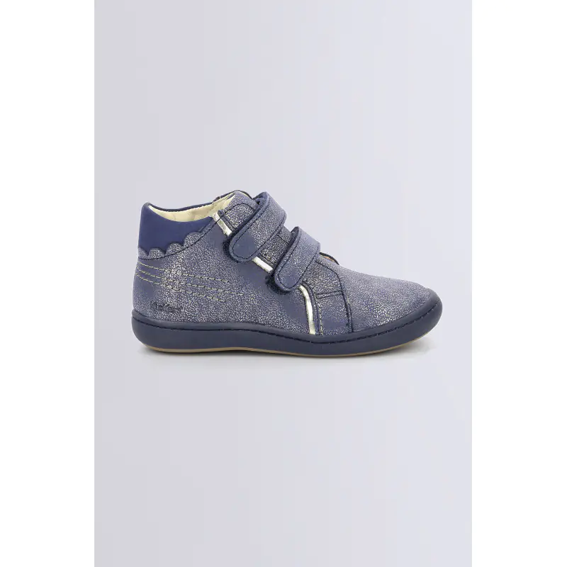 KICKMARY MARINE METALLISE BOTTINES Cuir Fille