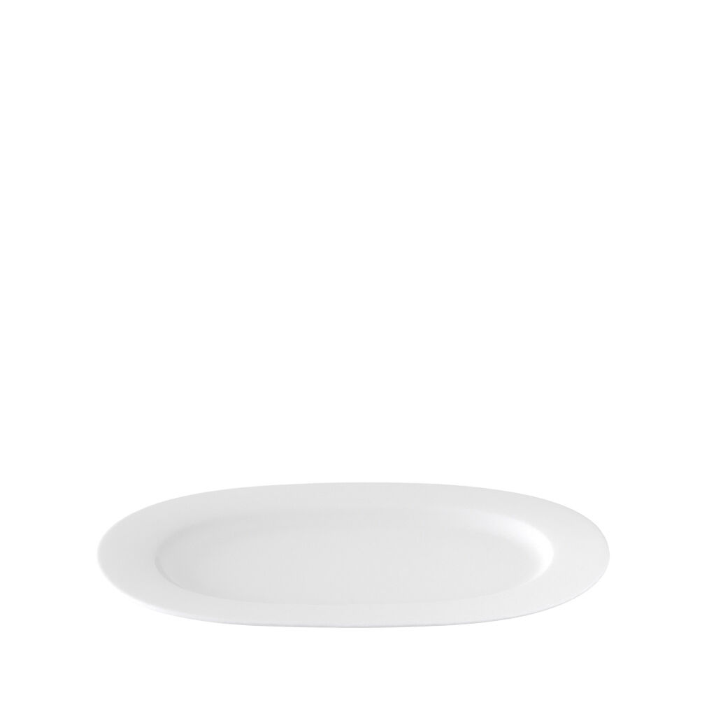 Anmut Serving tray White, 16.3'' x 11.3'', Premium Bone Porcelain