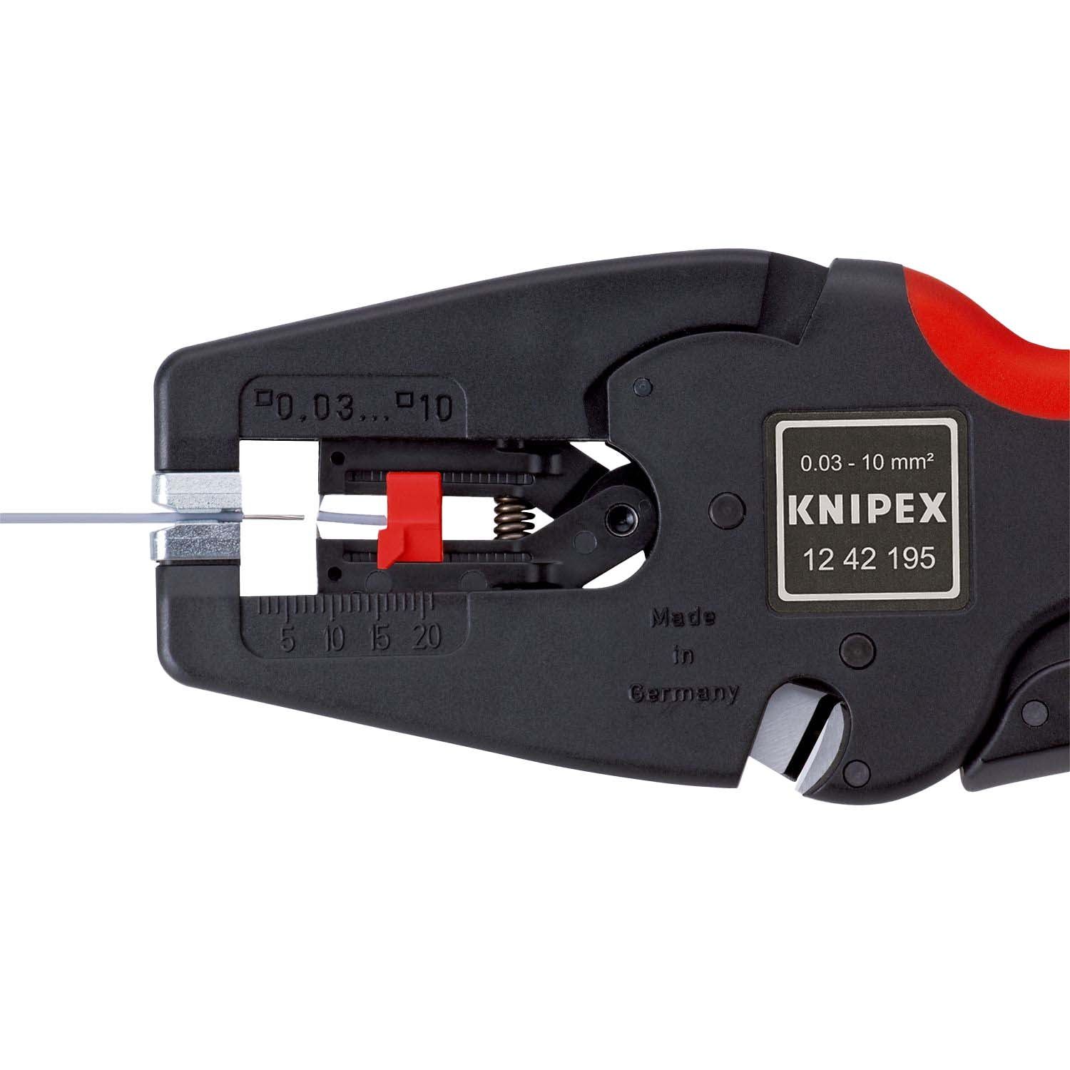 Knipex 12 42 195 Afstriptang automatisch 003-10mm²