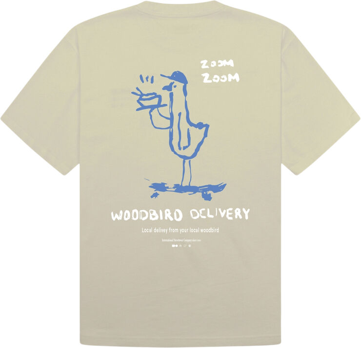 Woodbird WBBaine Delivery Tee Stone