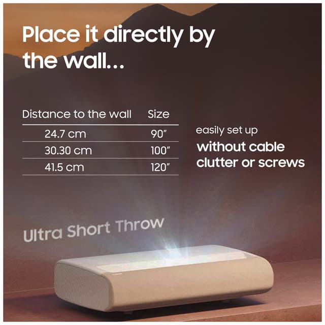 Samsung LPU7D The Premiere Smart 4K UHD laserprojektor