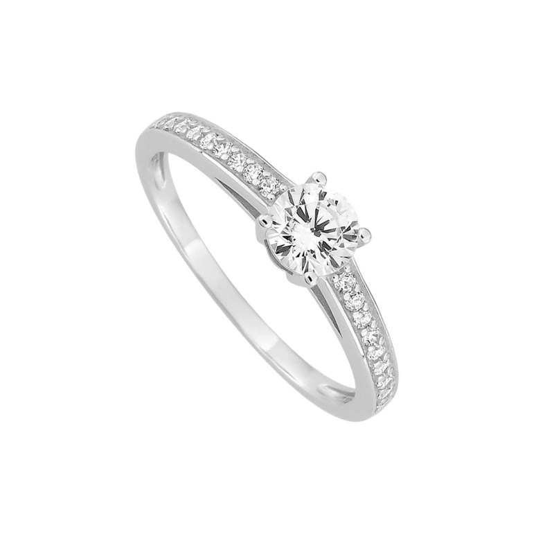 Bague Femme - Oxyde de zirconium - Or 18 Carats