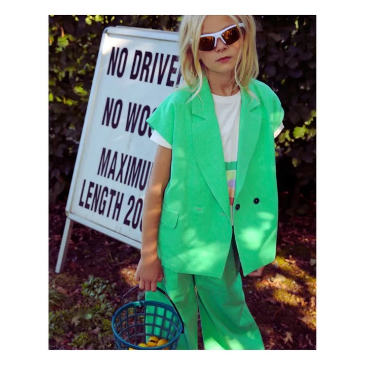Cos I Said So Veste Blazer Sans Manches | Vert