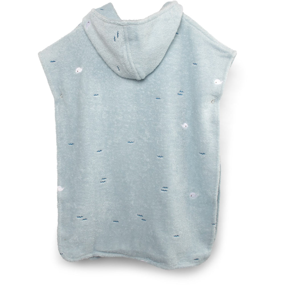 Køb FILIBABBA Christian's Whale Tales Badeponcho Med Broderi GOTS