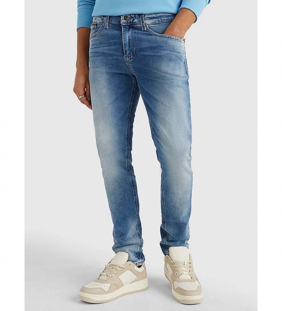 Calça jeans Tommy Jeans Austin Slim Wlbs azul