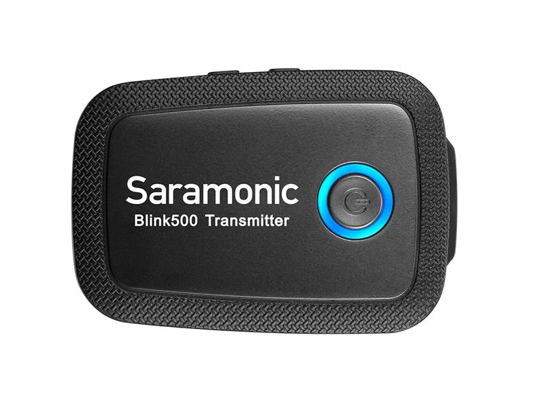 Saramonic Übertragungssystem Blink500 B3 TX RXDI Ultrakompaktes drahtloses 2.4-GHz-Zweikanal-Mikrofonsystem mit Lavalier
