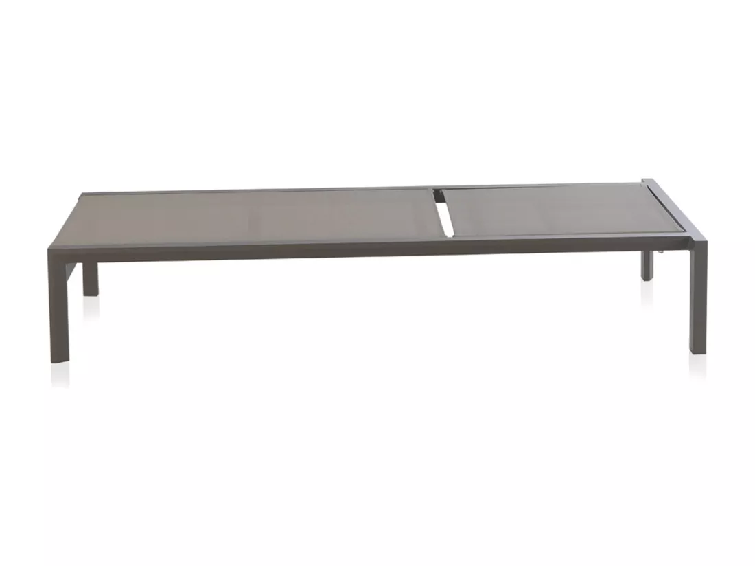 Transat en aluminium taupe
